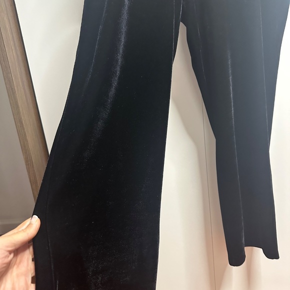Joseph Black Velvet Pants - Picture 2 of 6